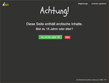 Tablet Screenshot of natursektdating.com